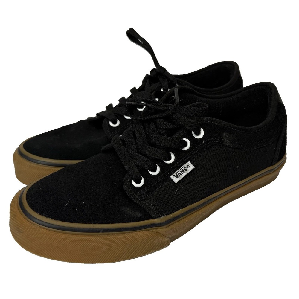 Vans Skate Chukka Low Chocolate Black Gum Suede Shoes Sneaker Mens Size 8 US